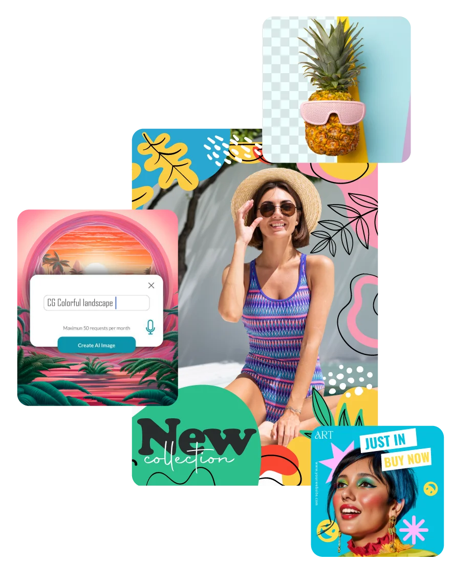 Creative collage preview